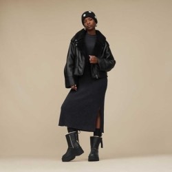 UGG Esmee Leather Boot Textile Liage Recyclé